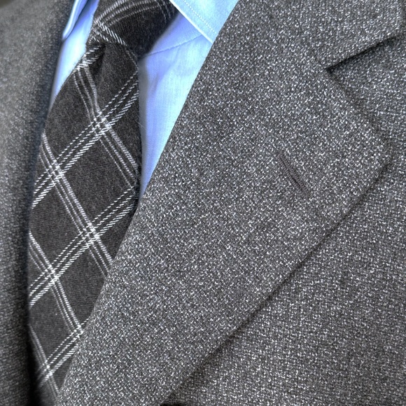 NWT Corneliani Thick Wool Grey Sport Coat 3-roll-2 - Sz 48IT (US 38) - Picture 2 of 11